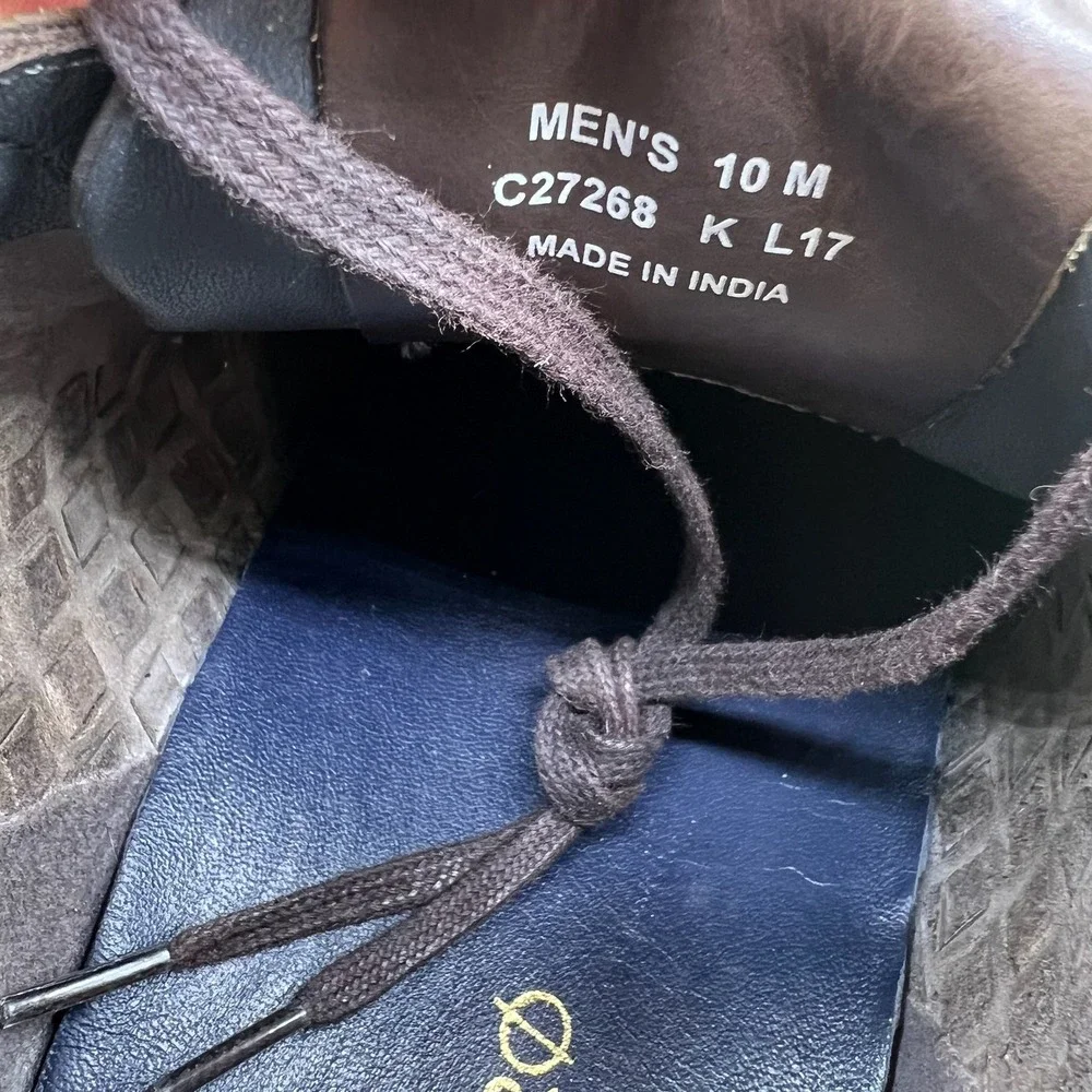 Cole Haan GrandPrø Huarache Men's Size 10 Brown Woven Leather Sneakers C27268‎